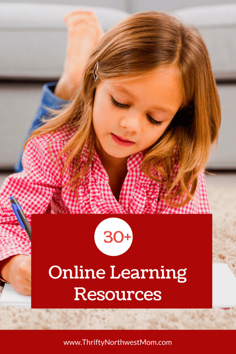 30+ Online Learning Resources to Use at Home!