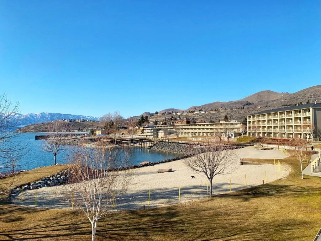 Beach at Campbells Resort Lake Chelan