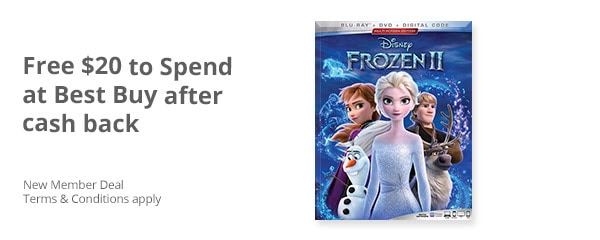 Free Frozen 2 DVD After Cash Back Offer at Best Buy – $20 Value!