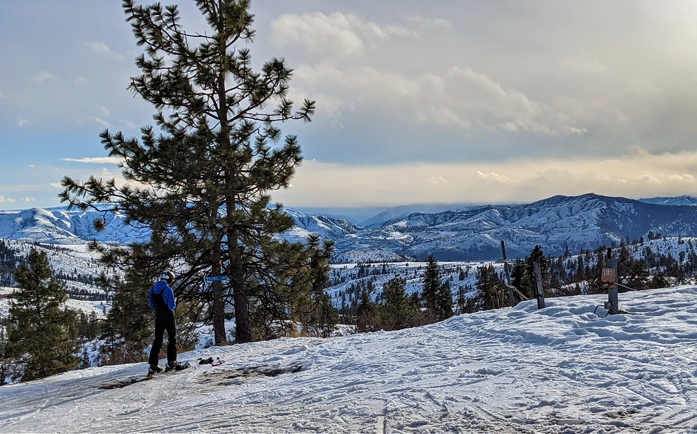 View from top of Echo Valley Ski Resort