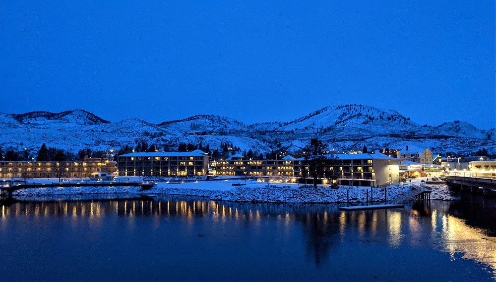 View of downtown Chelan from Grandview on the Lake