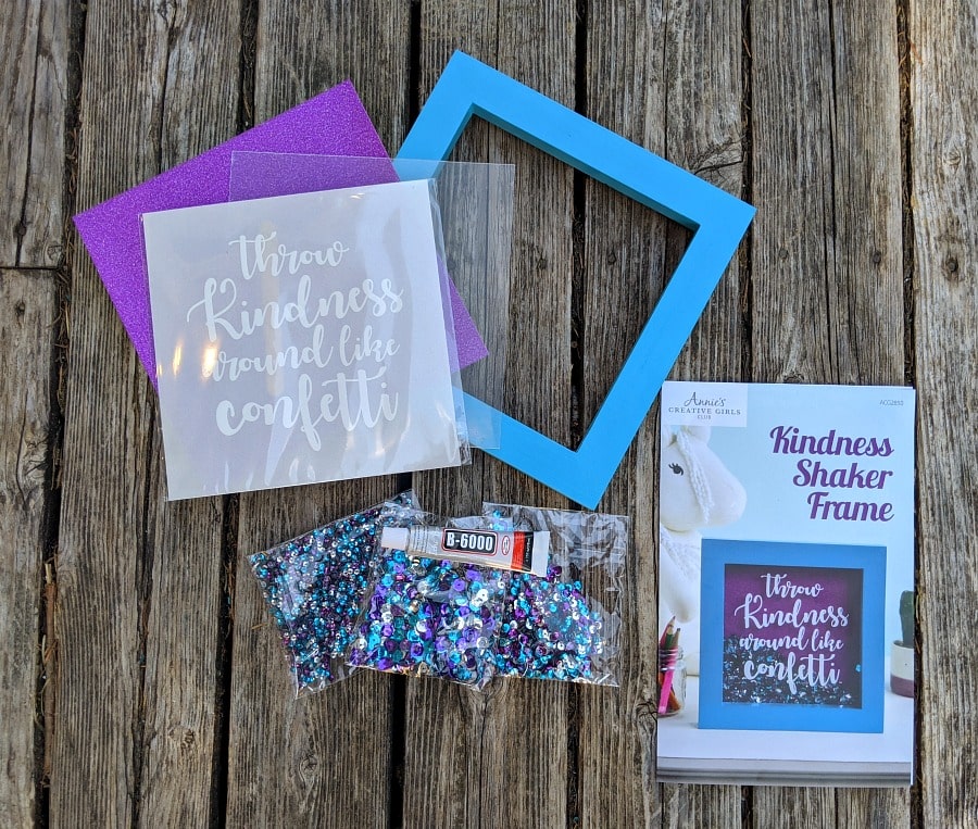 Kindness Shaker Frame Supplies