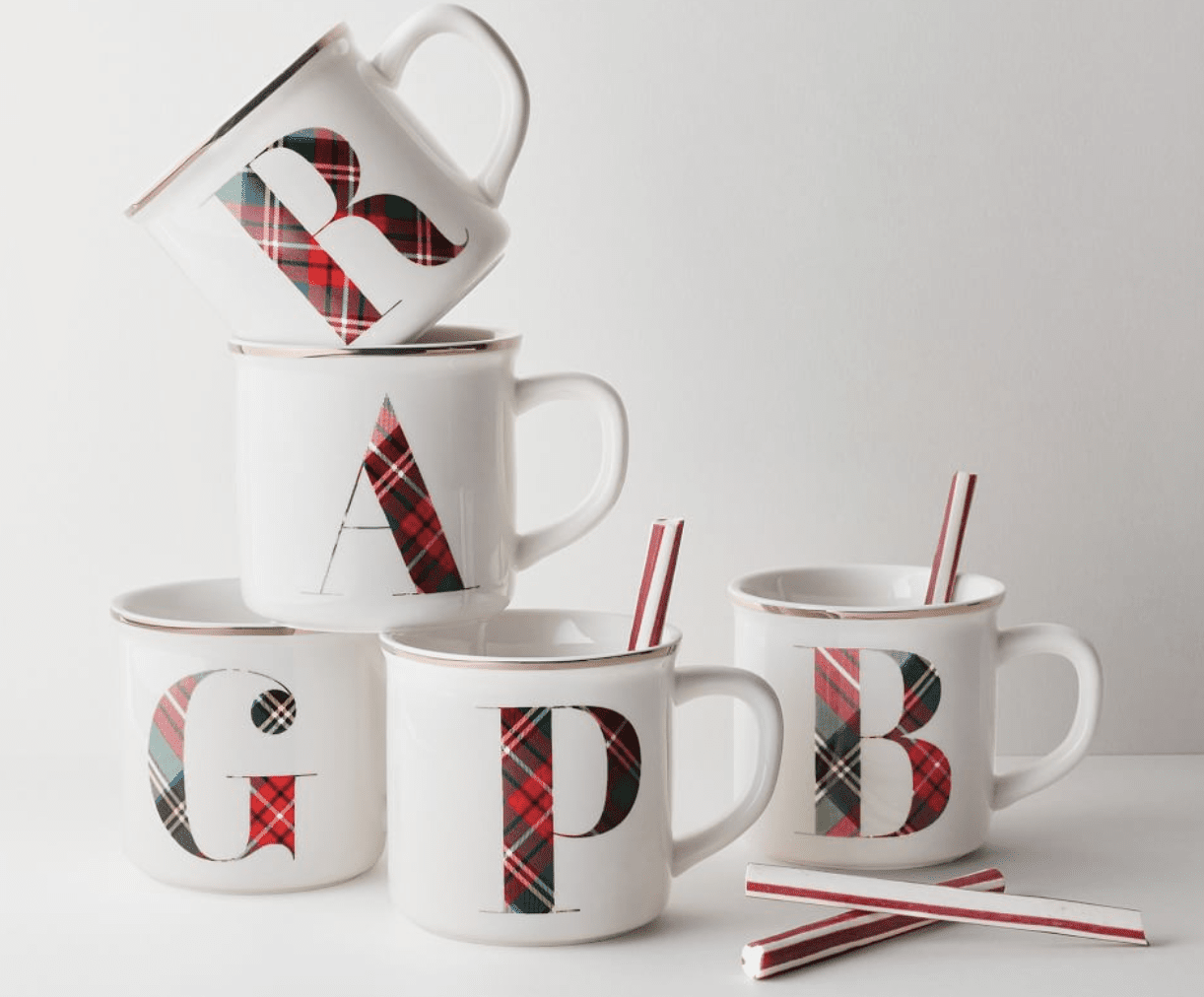 Pottery Barn Alphabet Mug