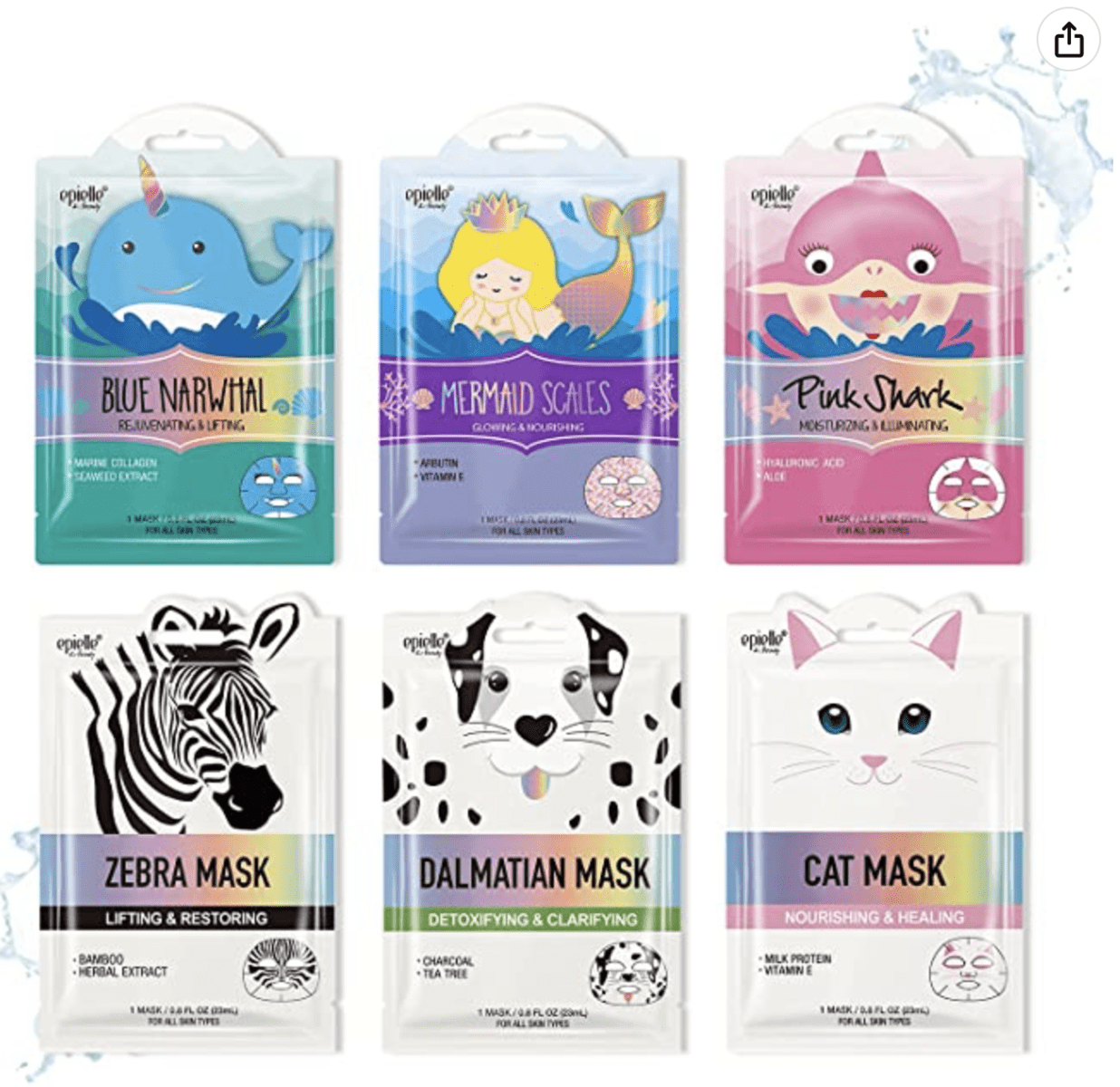 Fun beauty masks for kids