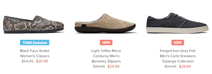 toms shoes for sale near me