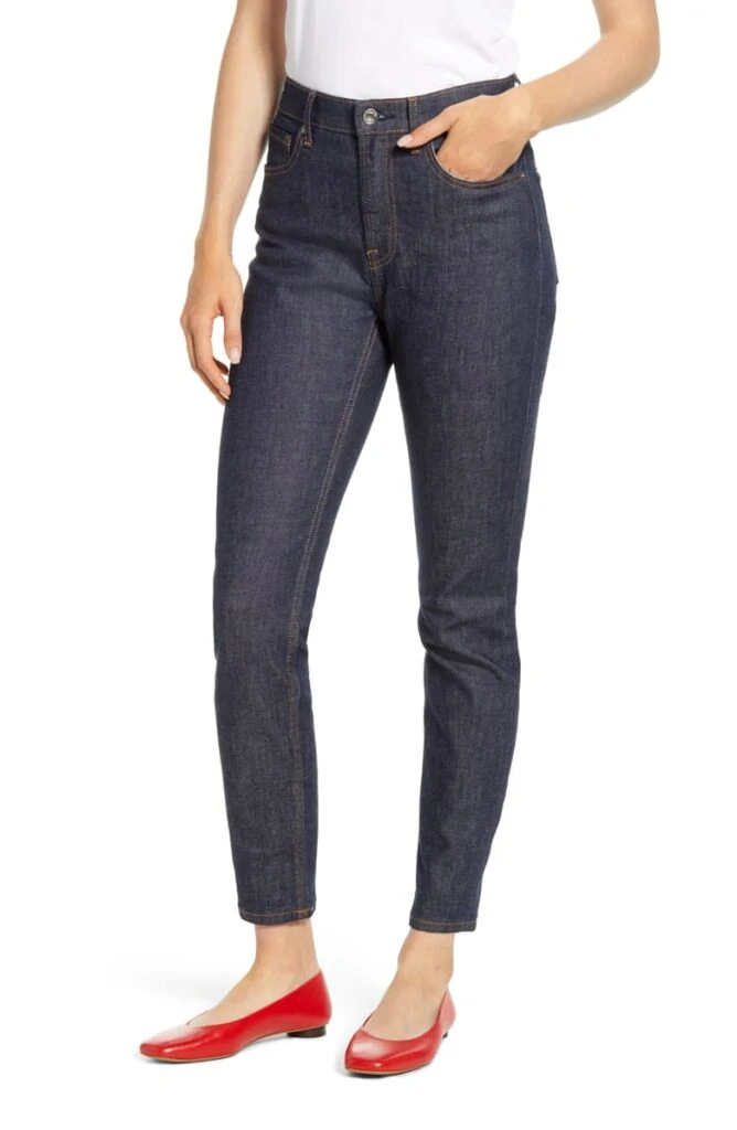 Everlane high rise skinny jeans