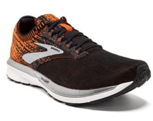 orange brooks running shoes