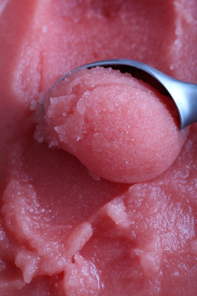 4 ingredient Watermelon Sorbet Recipe