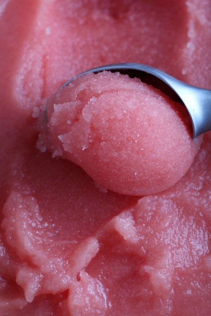 4 ingredient Watermelon Sorbet Recipe