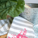 Tea Towels with the Cricut Joy