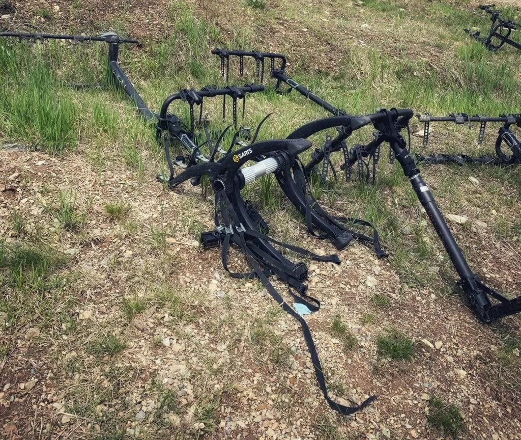 Bike Racks for Hiawatha Bike Trail