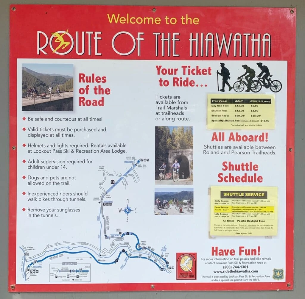 Rules for Hiawatha Bike Trail
