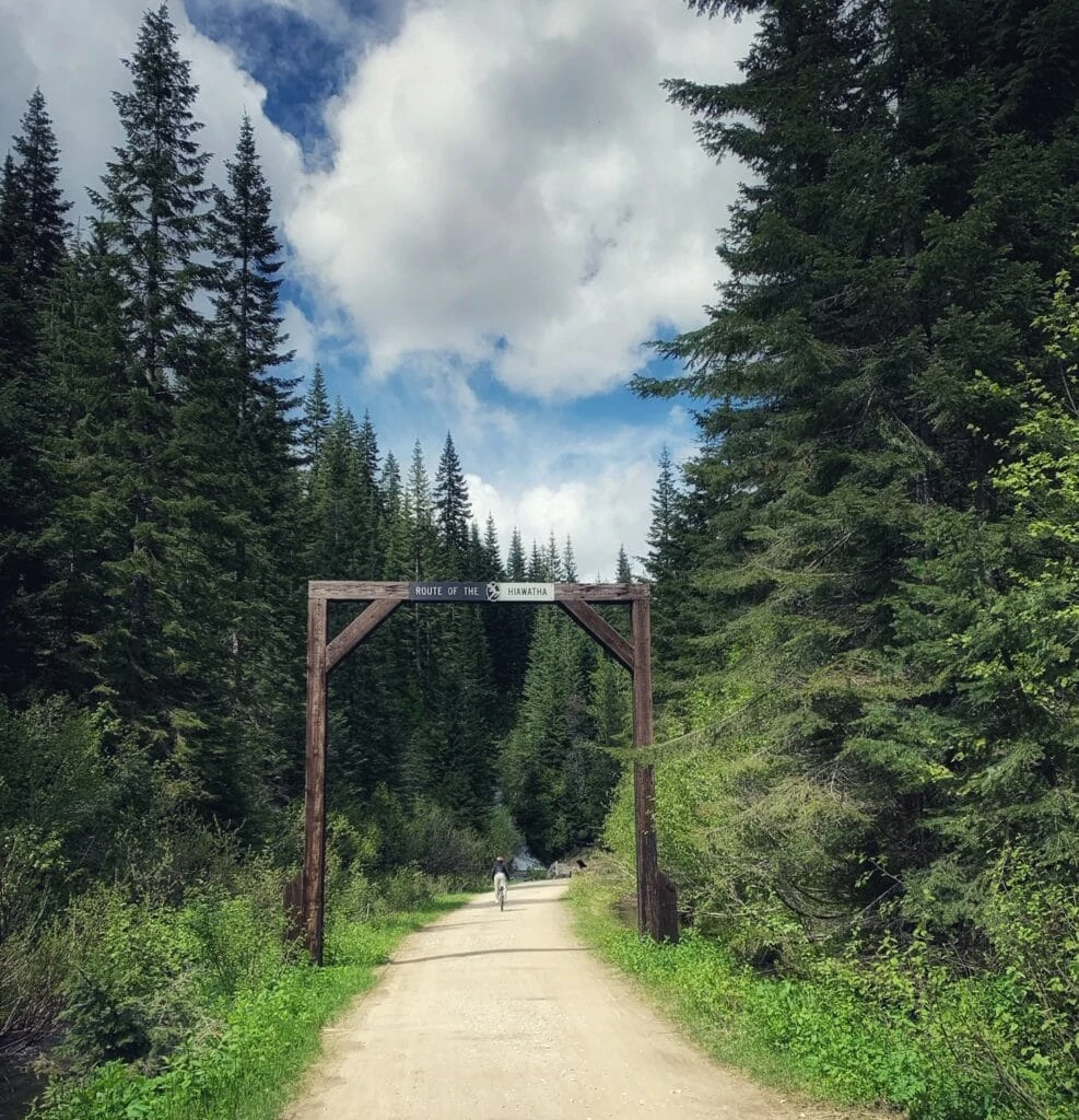 Start of the Hiawatha Trail in Wallace Idaho