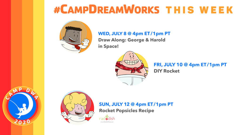 camp dreamworks virtual camp