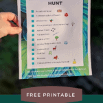 HIking Nature Scavenger Hunt for Kids