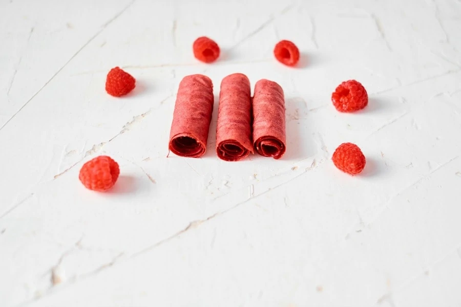 Homemade Fruit Rollups with Berries Rolled Up