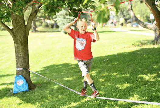 American Ninja Warrior Slack LInes