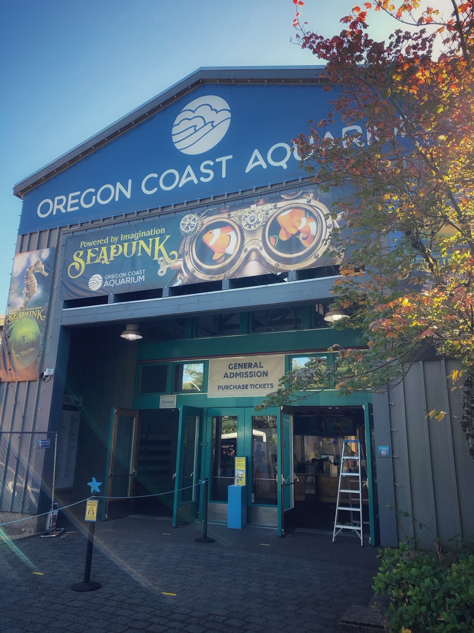 Oregon coast aquarium at newport oregon