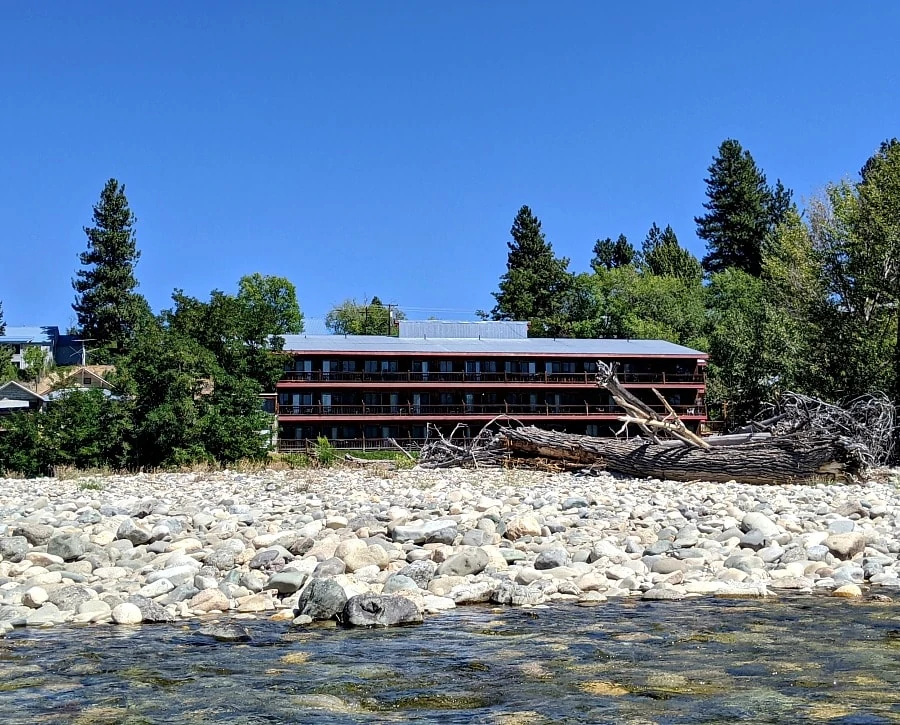 Hotel Rio Vista from the River