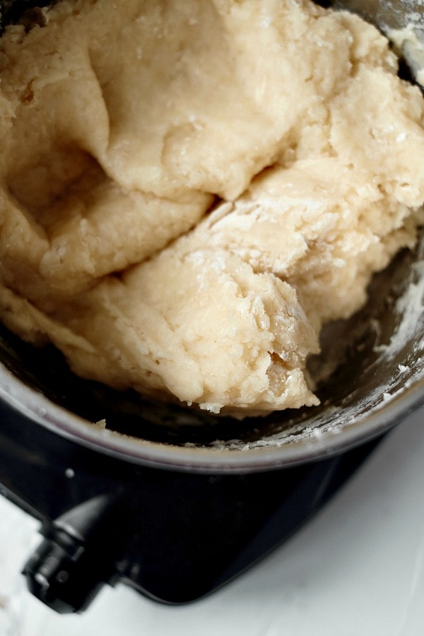 Making dough for churros
