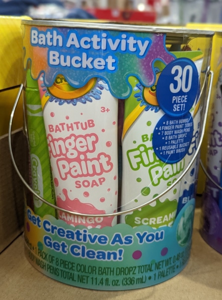 Bath activity bucket at costco