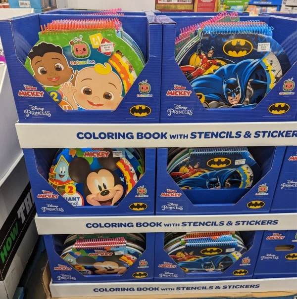 Round Coloring Pads at Costco