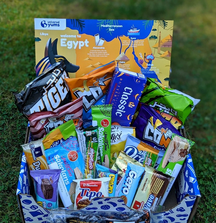 Universal Yums Snacks from Around the World Subscription Box