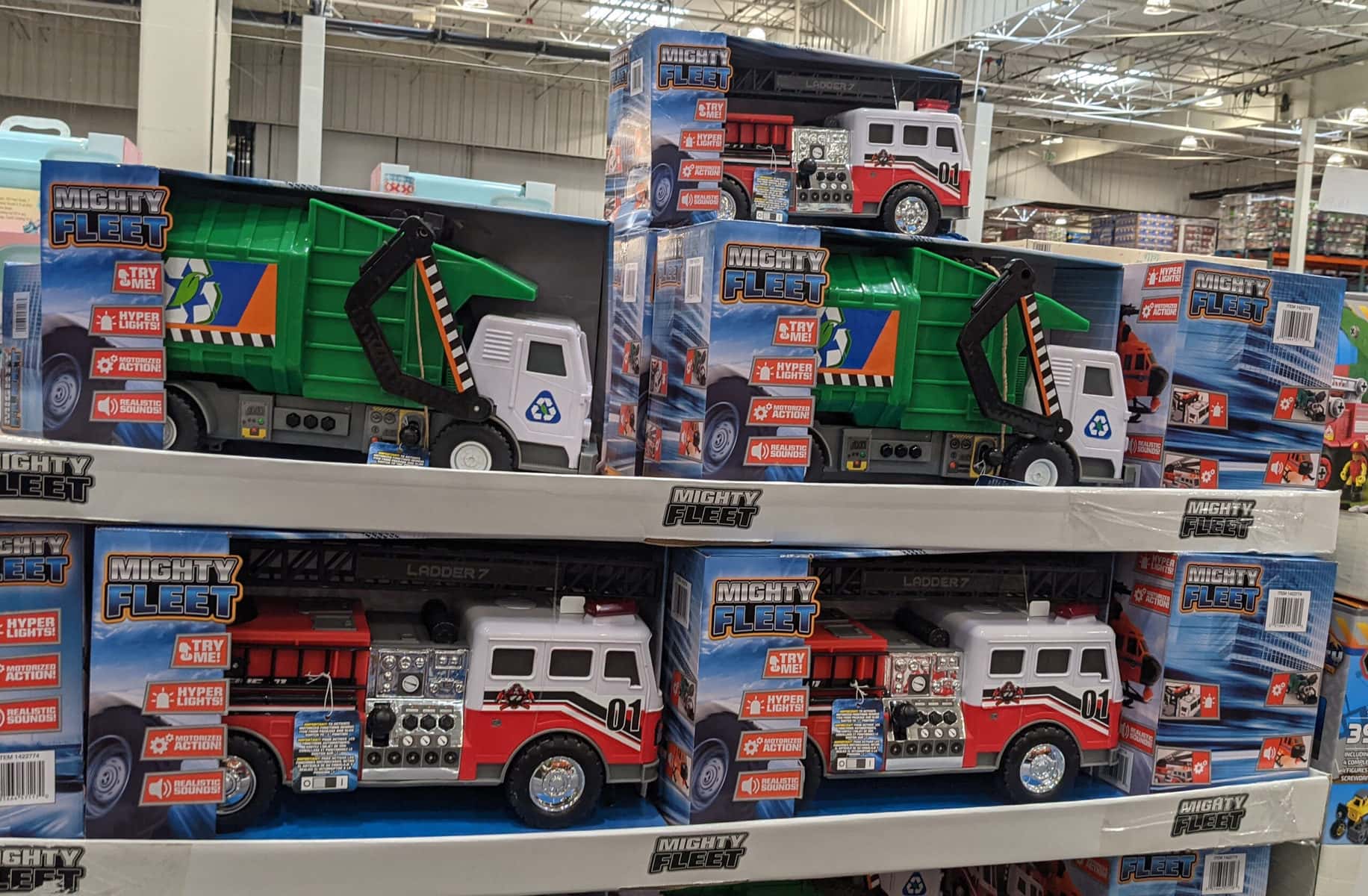 Mighty Fleet Trucks at Costco