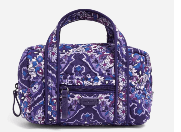 Vera Bradley purple travel case