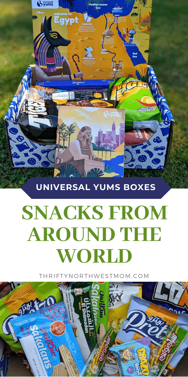 Universal Yums Snacks from Around the World Subscription Box