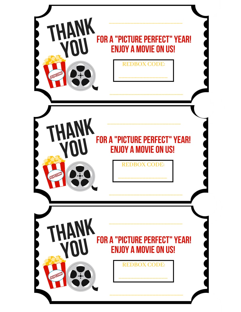 Movie & Redbox Gift Card Printable - FREE! - Thrifty NW Mom With Regard To Movie Gift Certificate Template