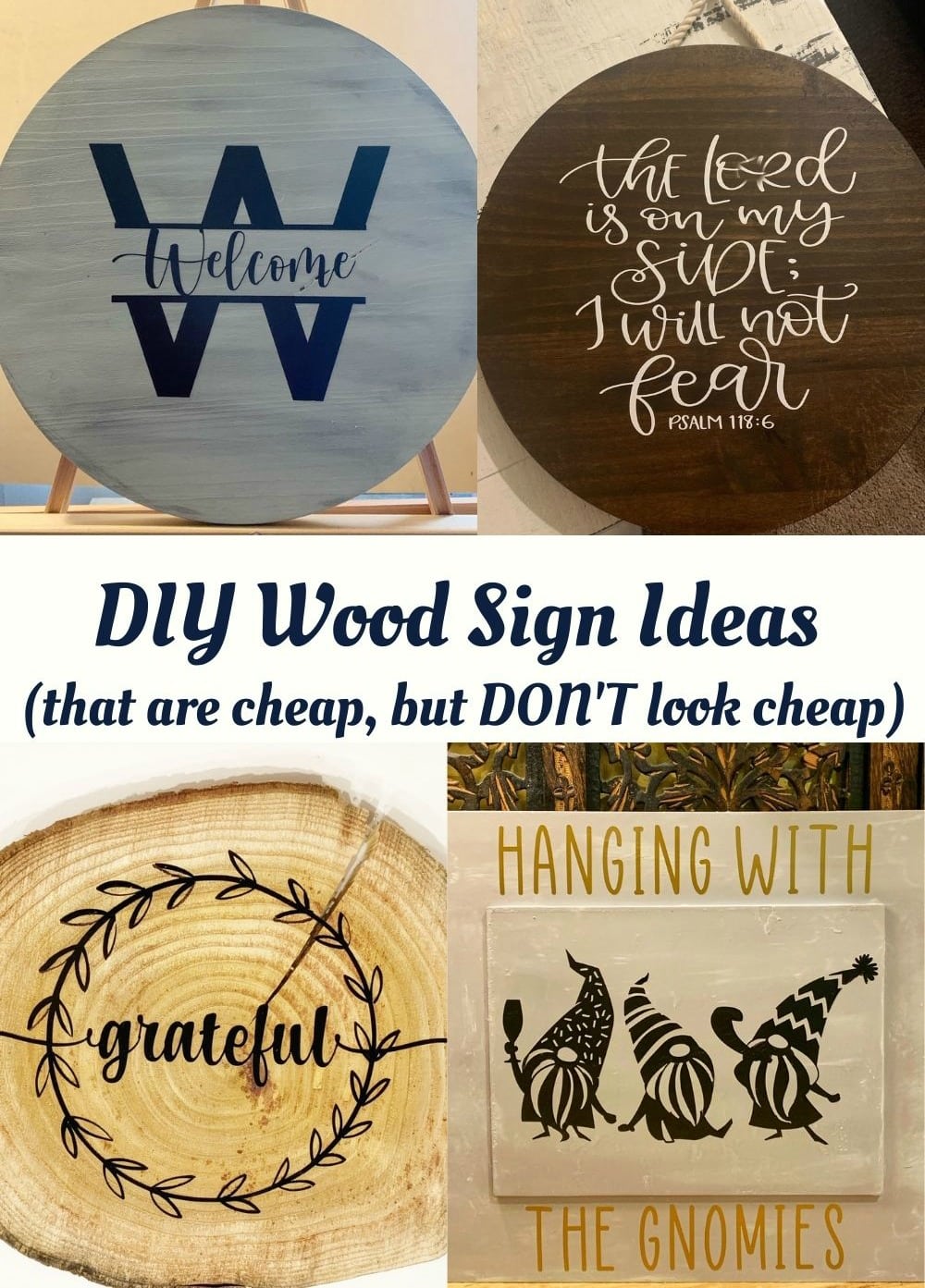 6 DIY Wood Sign Ideas More That Are Cheap But Do NOT Look Cheap