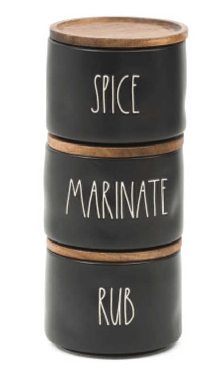 Rae Dunn Spice Jar Set