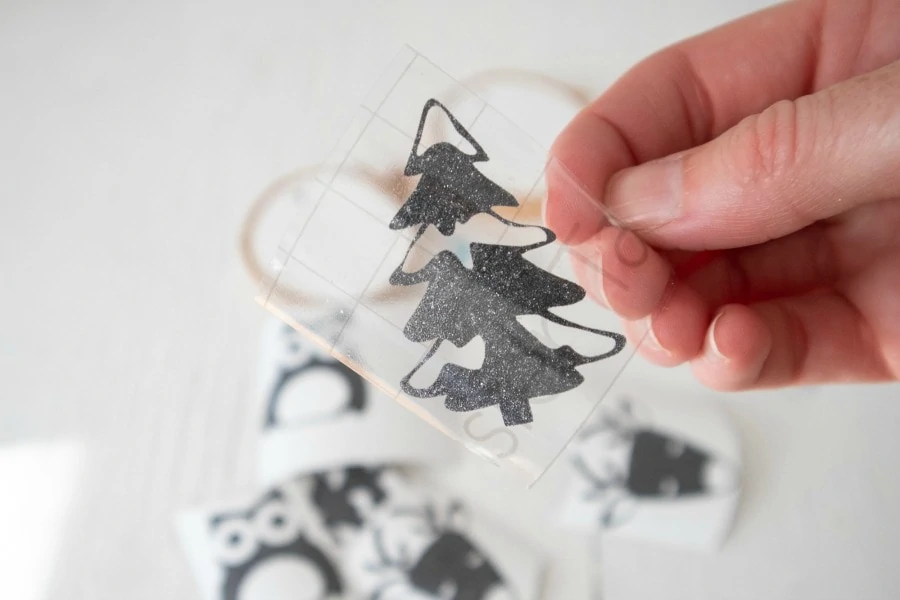 Peeling Transfer Tape for Wood Ornaments