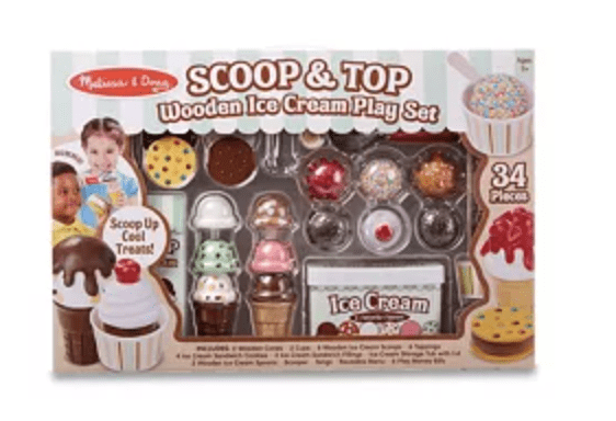 Melissa & Doug Ice Cream Scoop Set