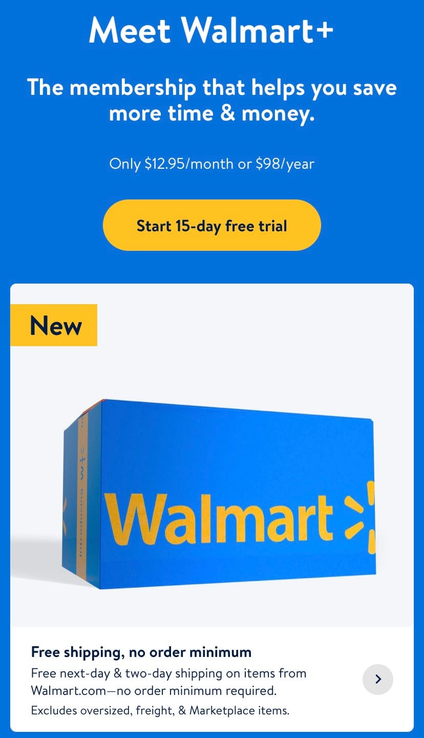 Walmart Plus Membership Free Trial & What It Is! #walmartplus - Thrifty