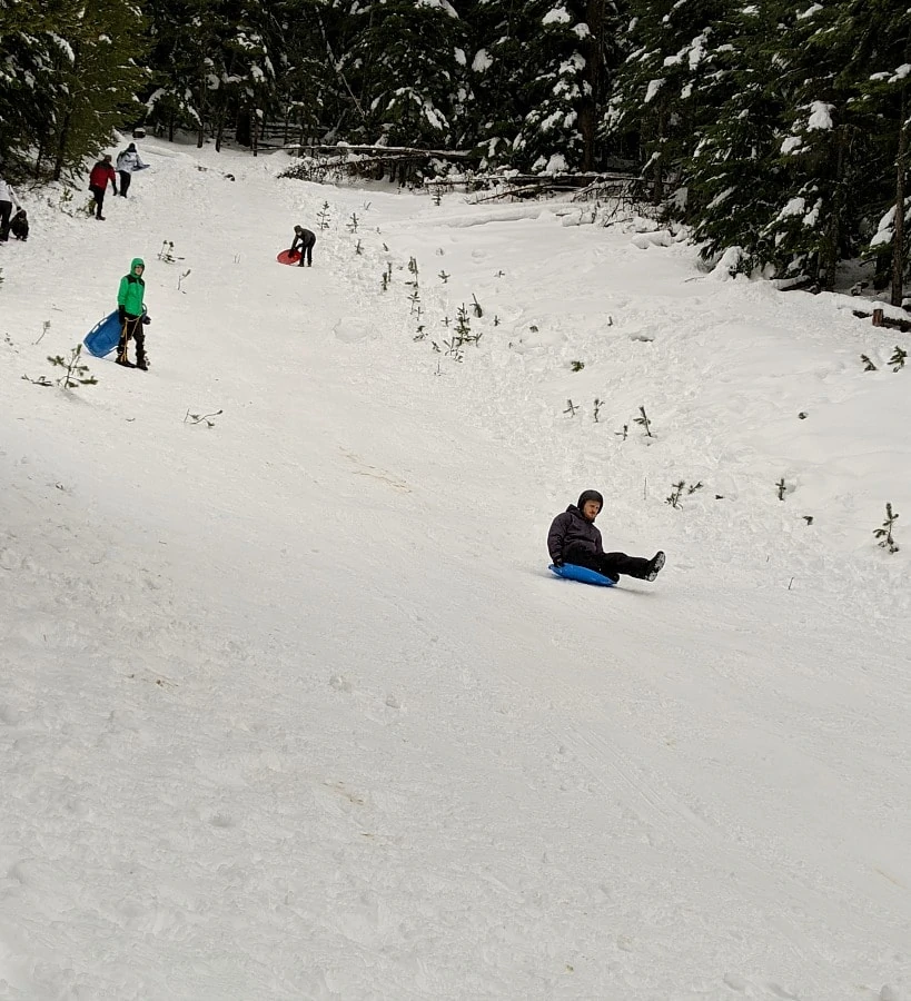 Little John Sledding Hill in Oregon