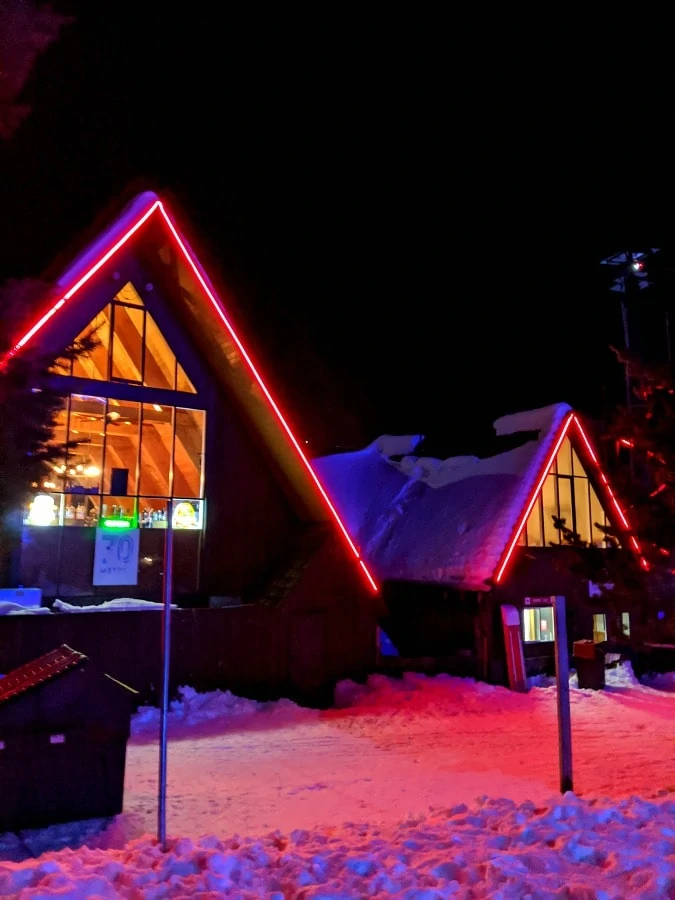 Mt Hood Ski Bowl Lodges for Cosmic Tubing