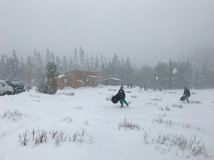 Warming Huts at Wanoga Sno Park in Oregon