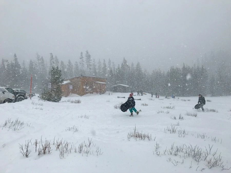 Warming Huts at Wanoga Sno Park in Oregon