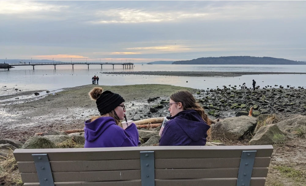 Des Moines Beach Park Bench