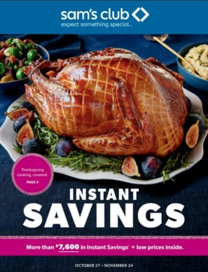 Sam’s Club Instant Savings Book -$7600 in Savings This Month!