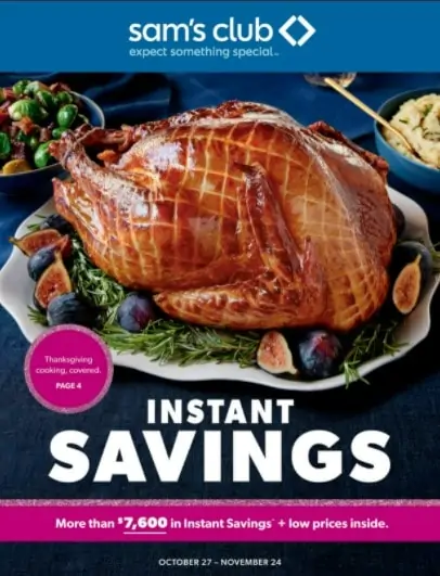 Sam’s Club Instant Savings Book -$7600 in Savings This Month!