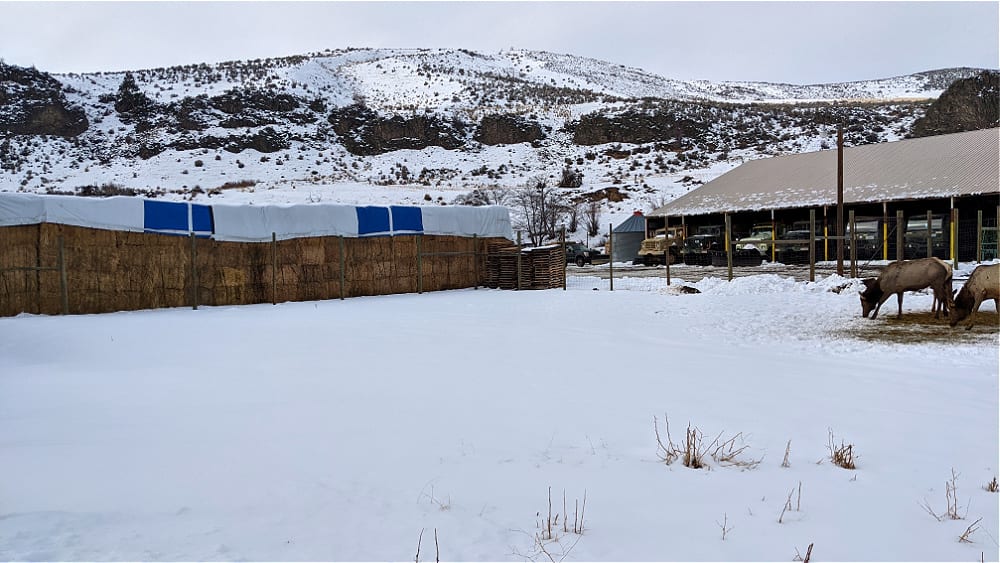 Hay Storage for Elk Feeding Area