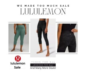 Lululemon Sale - We Made Too Much Sale, Lululemon Outlet & More ...