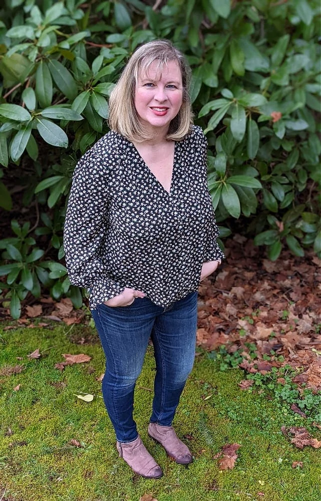 Womens Floral Top & Skinny Jeans