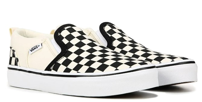 vvans asher checked shoes