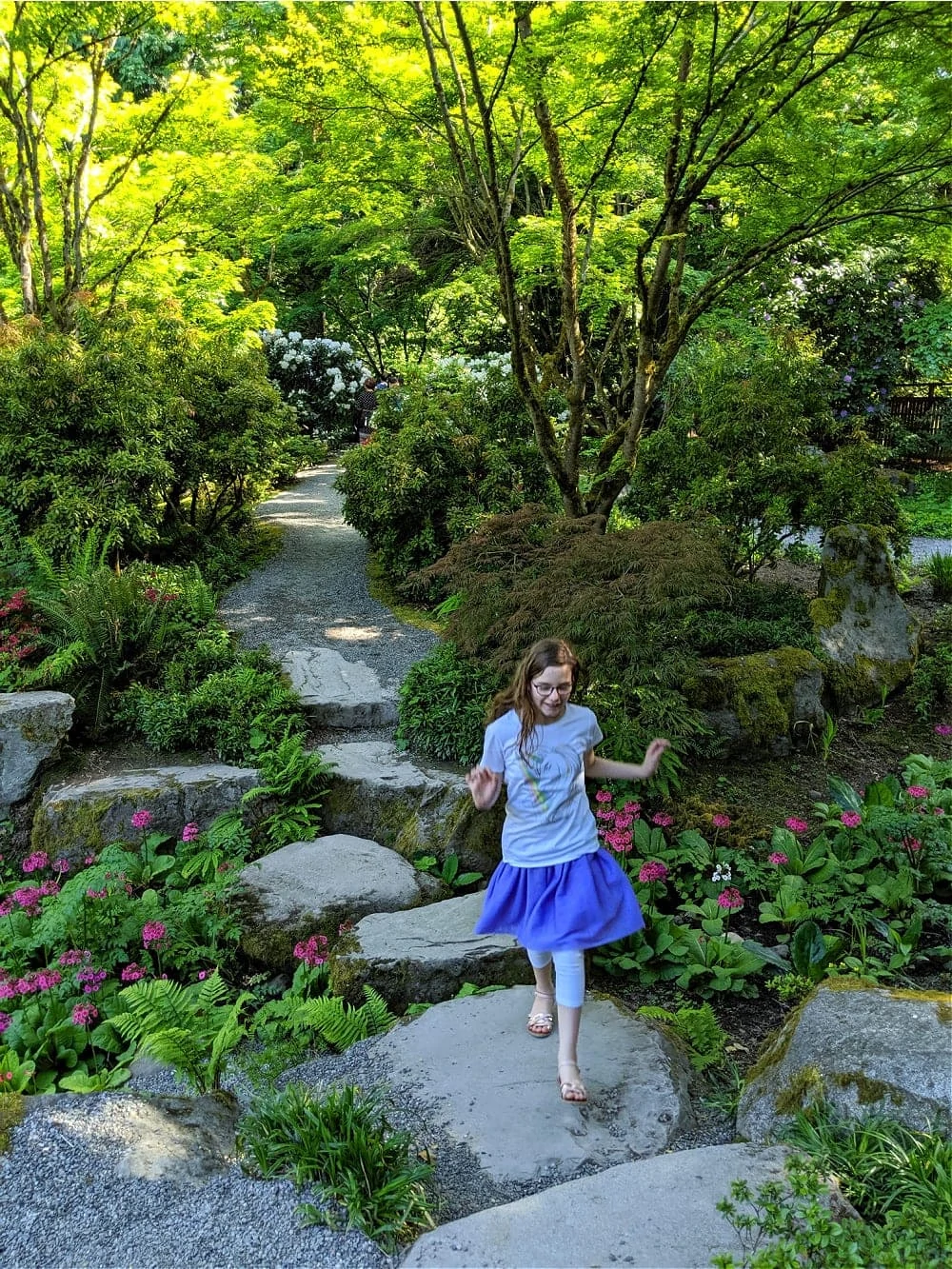 Bellevue Botanical Gardens Stepping Stones