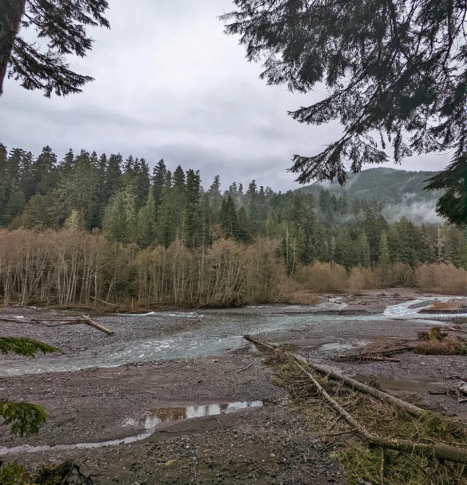 White River at Skookum Falls Trail