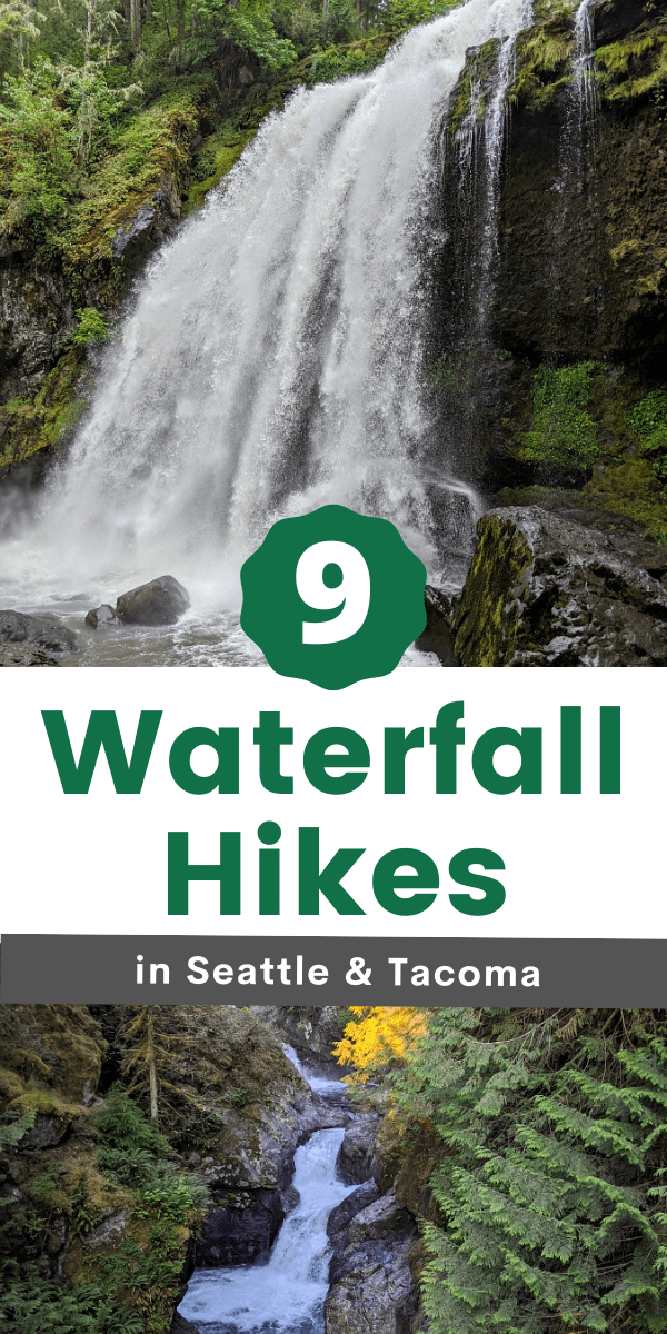 waterfall hikes around seattle & tacoma